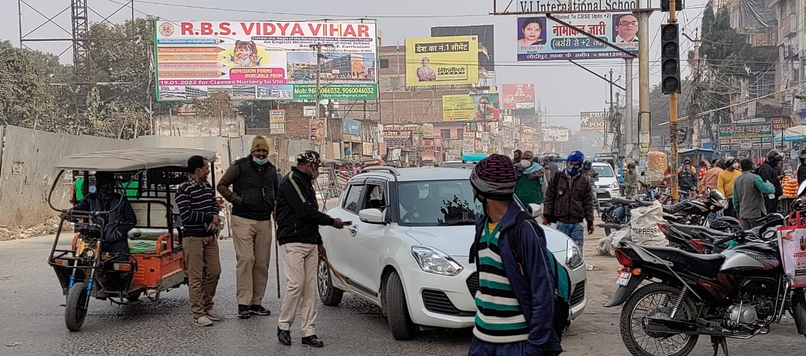 Traffic nightmare in Bhagalpur: People remain stuck in jams while cops busy collecting fines