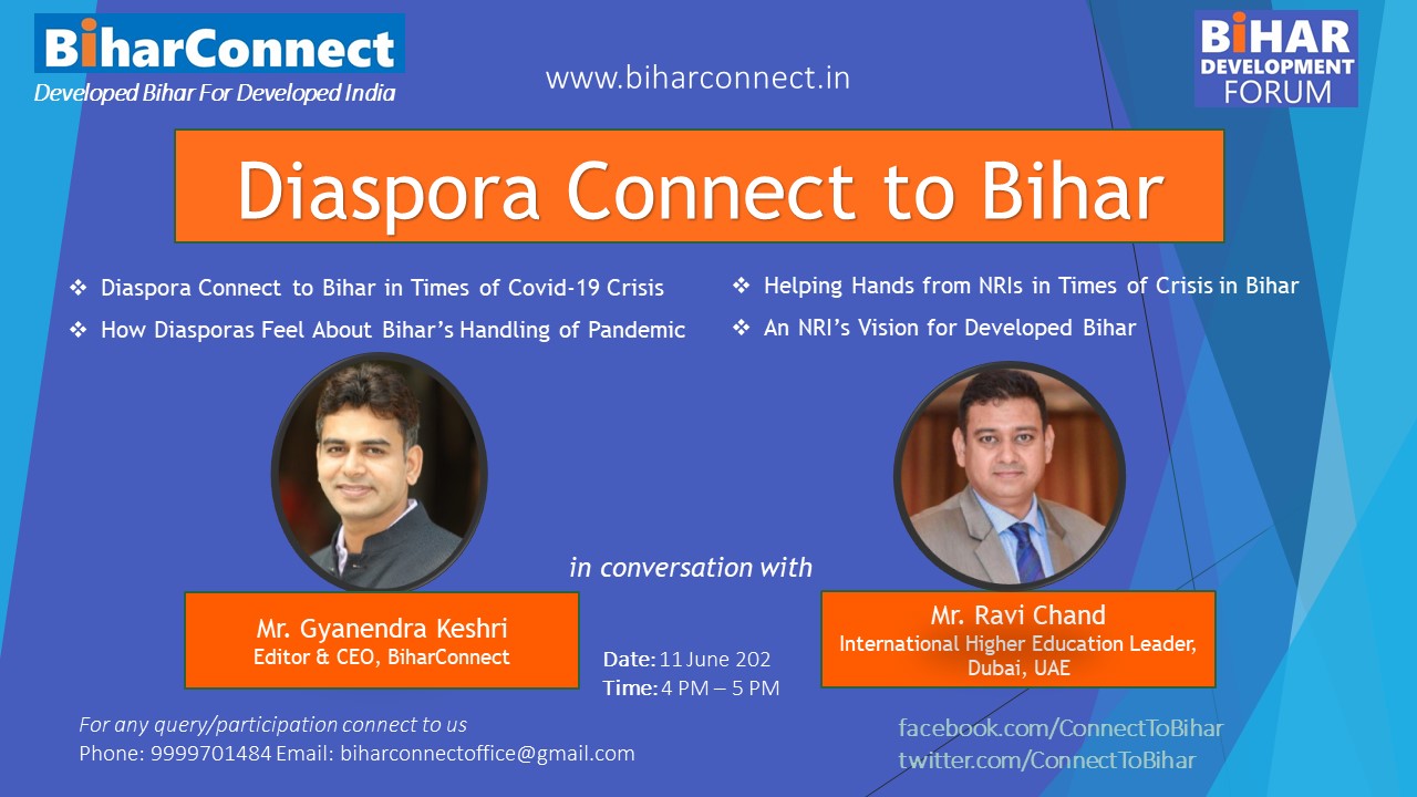 Diaspora Connect to Bihar: Helping Hands From Across the Borders in Times of Crisis